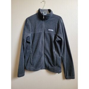 Columbia‎ Fleece Jacket Full Zip Long Sleeve Charcoal Gray Sz S